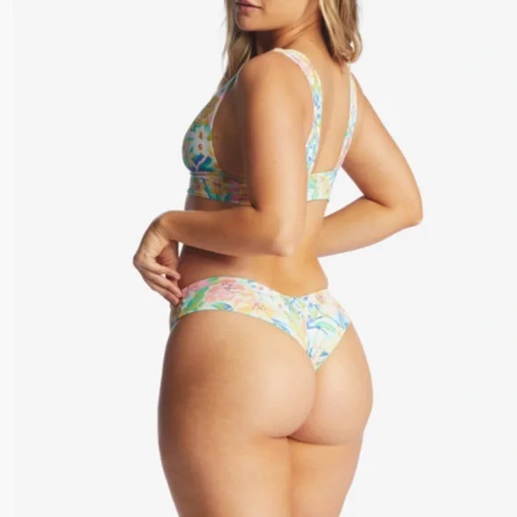 Billabong Sweet Tropics Reversible Fiji Cheeky Bikini Bottoms - Picture 6 of 16